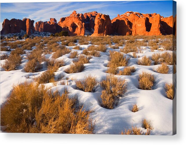 Arches National Park Acrylic Print featuring the photograph Arches National Park #5 by Douglas Pulsipher