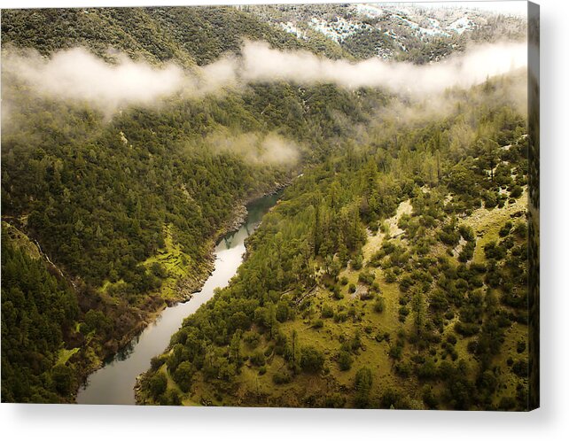 American River Acrylic Print featuring the photograph American River Beauty by Sherri Meyer