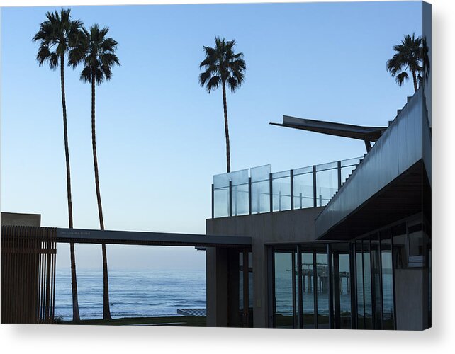 Ocean Acrylic Print featuring the photograph Blue View by Geoff Scott