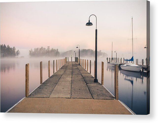 New Hampshire Acrylic Print featuring the photograph Glendale Docks by Robert Clifford