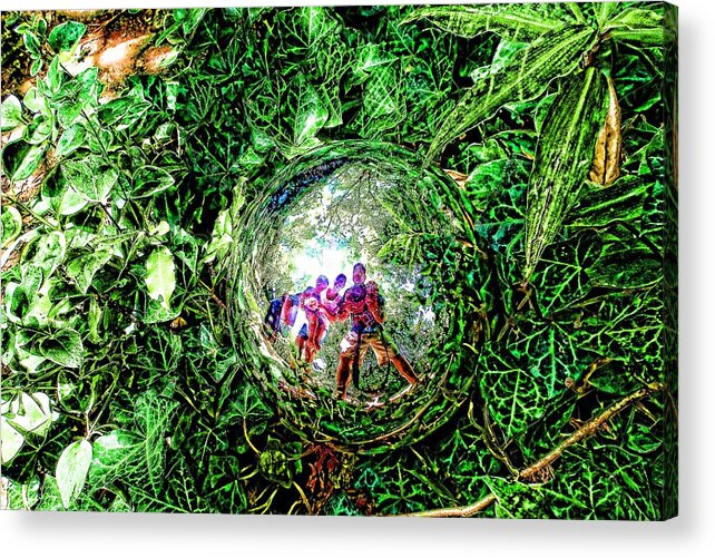  Acrylic Print featuring the digital art 'great Balls' by Robert Rhoads