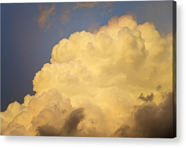 Clouds Acrylic Print featuring the photograph Ice Cream Castles in the Air by Morris McClung