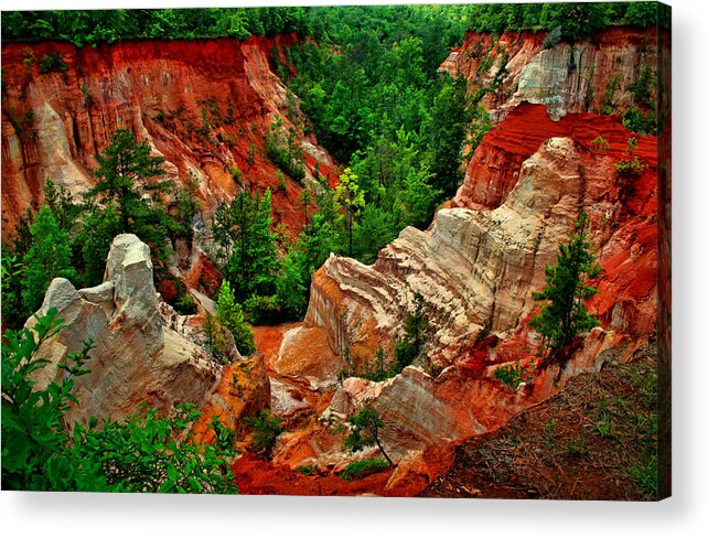 Grand Canyon Acrylic Print featuring the photograph Little Grand Canyon 2 by Dave Bosse