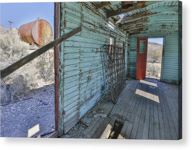 California Acrylic Print featuring the photograph Living in Despair by Jon Glaser