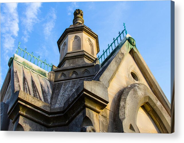 Historic Acrylic Print featuring the photograph Mausoleum by Paula Ponath