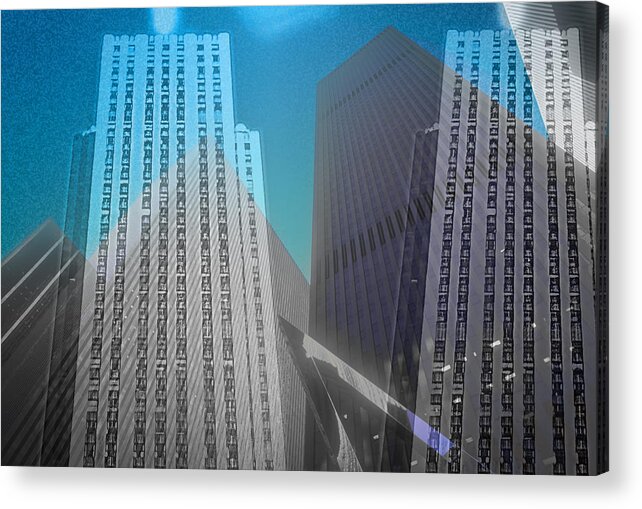 Midtown Acrylic Print featuring the photograph Midtown Sections by Kellice Swaggerty