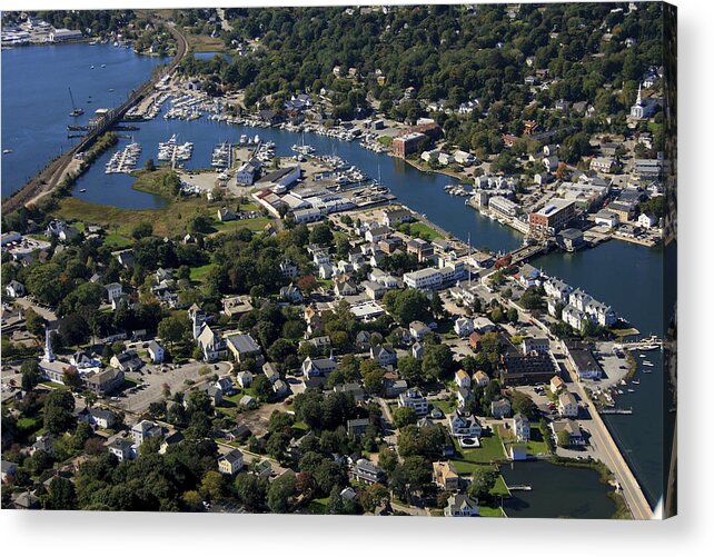 America Acrylic Print featuring the photograph Mystic, Maine by Dave Cleaveland