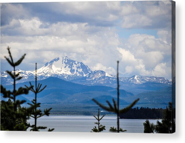 Clouds Acrylic Print featuring the photograph Peaking the Clouds by Jan Davies