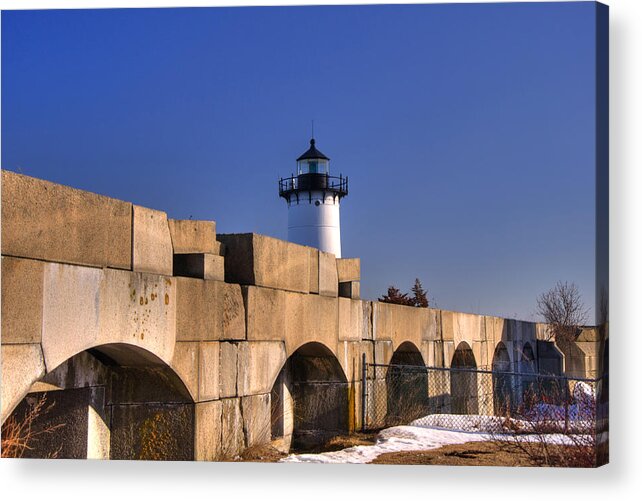 New England Acrylic Print featuring the photograph Portsmouth Harbor Light 2 by Joann Vitali
