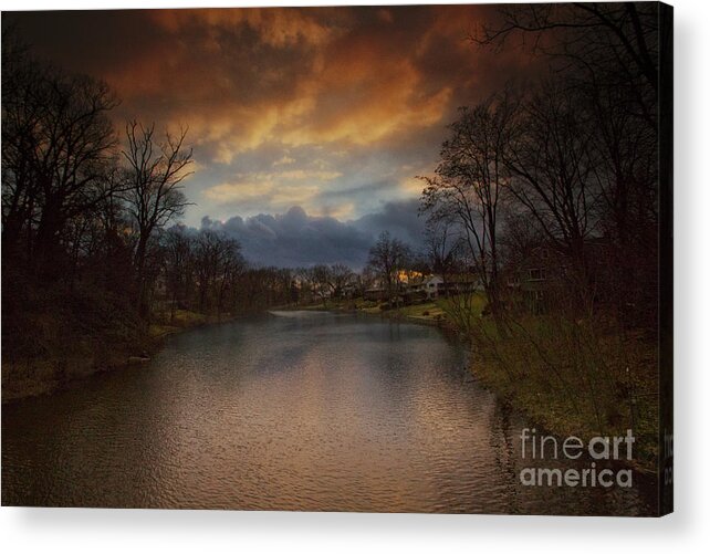 Award Winning Acrylic Print featuring the photograph Storm Approaching by Marco Crupi