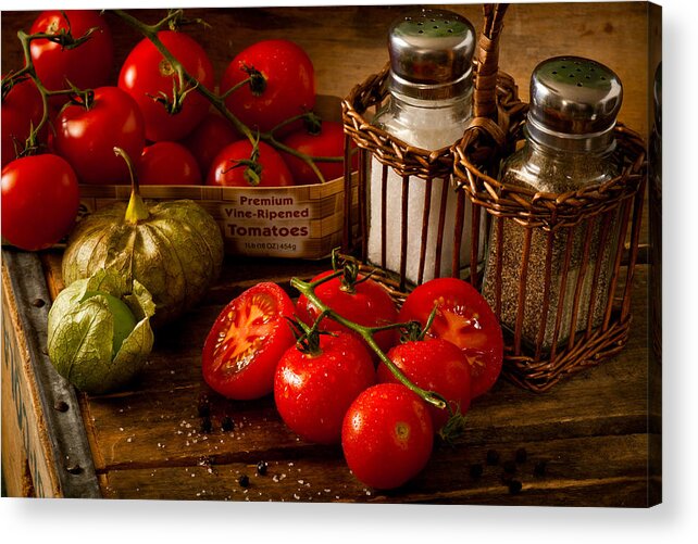 Tomatillios Acrylic Print featuring the photograph Tomtatos by Matthew Pace