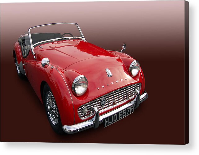Iconic Acrylic Print featuring the photograph TR3 by Bill Dutting