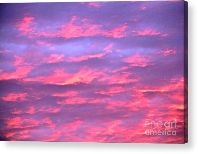 Sunrise Acrylic Print featuring the photograph Violet Sunrise by Jay Nodianos