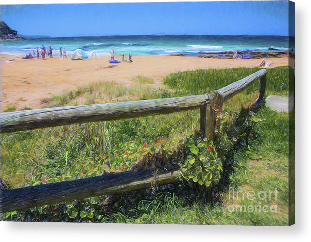 Whale Beach Acrylic Print featuring the photograph Whale Beach Sydney by Sheila Smart Fine Art Photography