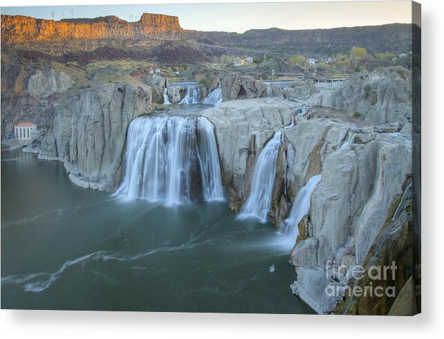 Shoshone Falls Acrylic Print featuring the photograph Whispers of Shoshone by Idaho Scenic Images Linda Lantzy
