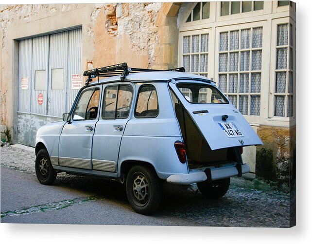 Renault 4 Car Acrylic Print featuring the photograph Renault 4 by Georgia Clare
