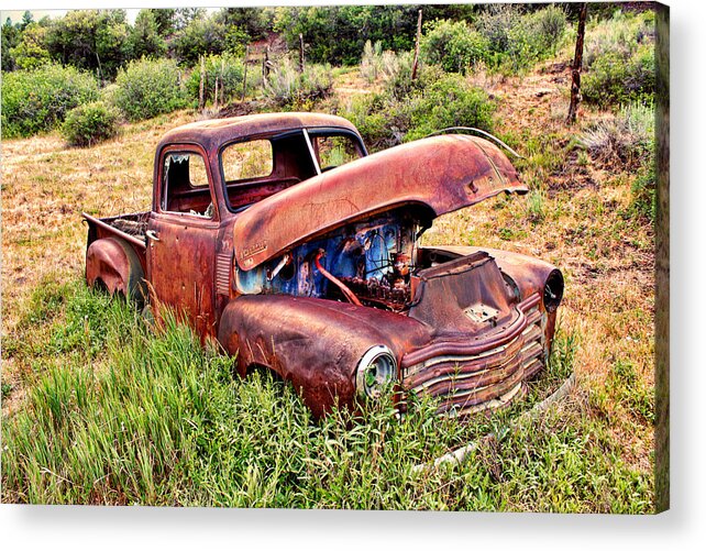1950's Truck Acrylic Print featuring the photograph This Old Truck by Rick Wicker