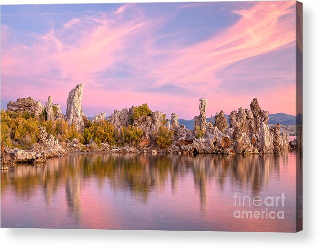 America Acrylic Print featuring the photograph Tufa Towers by Susan Cole Kelly