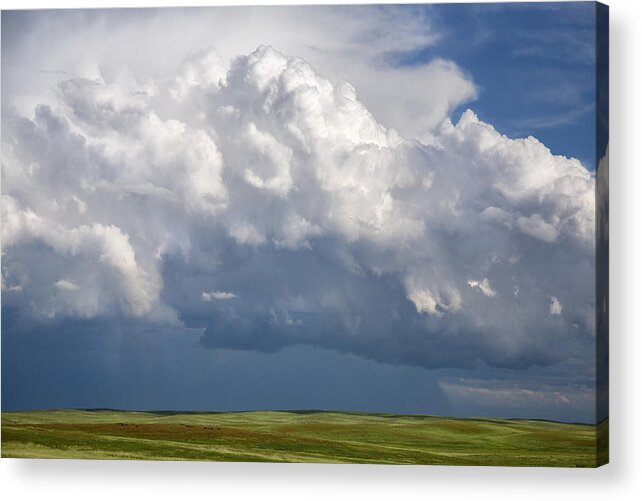 Cloud Acrylic Print featuring the photograph Duality #1 by Morris McClung