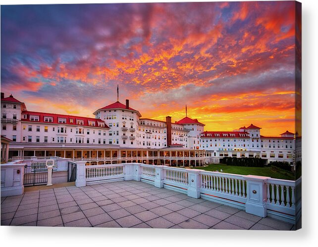 Bretton Woods Acrylic Print featuring the photograph Mount Washington Hotel #2 by Robert Clifford