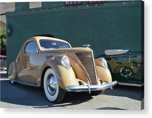Lincoln Acrylic Print featuring the photograph 37 Lincoln Zephyr by Bill Dutting