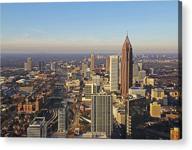 Atlanta Acrylic Print featuring the photograph Atlanta, Georgia - Midtown by Richard Krebs