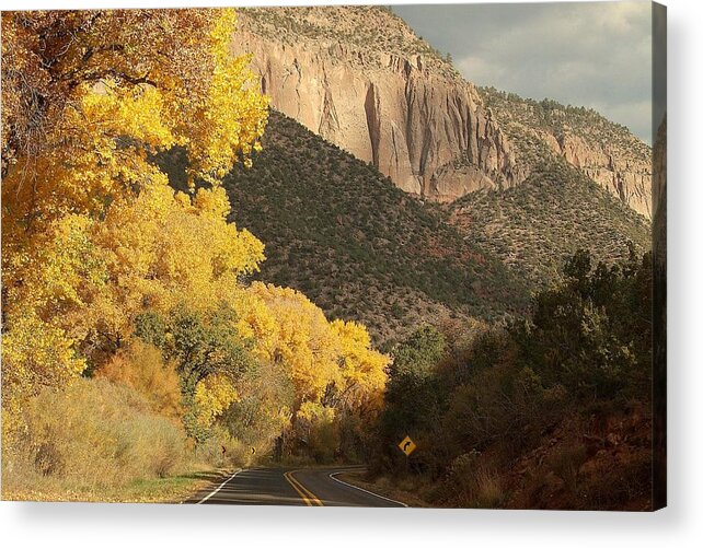 Rocks Acrylic Print featuring the photograph Autumn day trip.. by Al Swasey