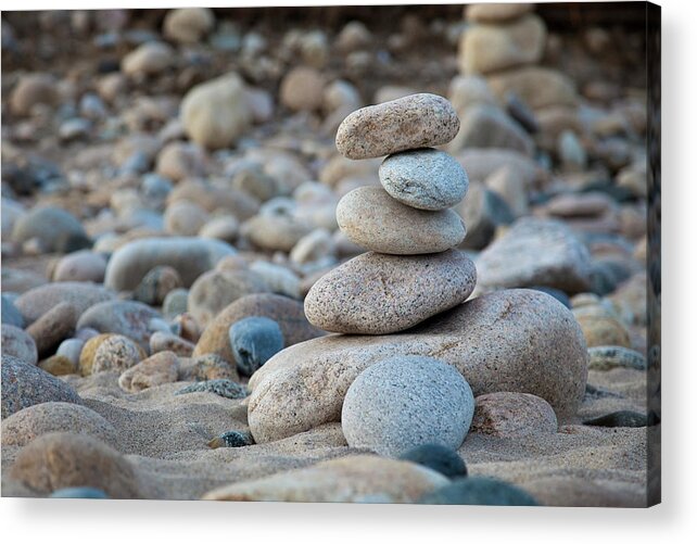 Stones Acrylic Print featuring the photograph Balance by Sara Hudock