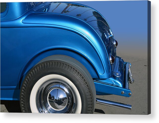 Ford Acrylic Print featuring the photograph BluTail Coupe by Bill Dutting