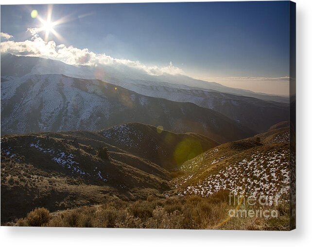 Bogus Basin Road Acrylic Print featuring the photograph Boise Ridge by Idaho Scenic Images Linda Lantzy