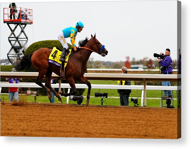American Pharoah Acrylic Print featuring the photograph Breeder's Cup 4 by David Toczko Photography