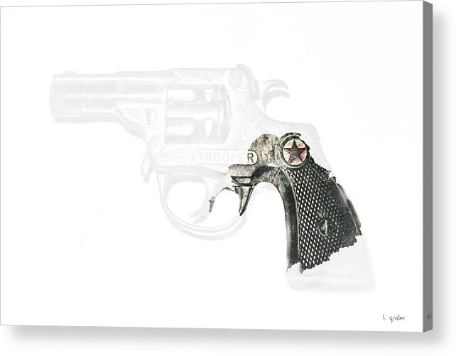 Cap Gun Acrylic Print featuring the photograph Cap Pistol Artifact by Tony Grider