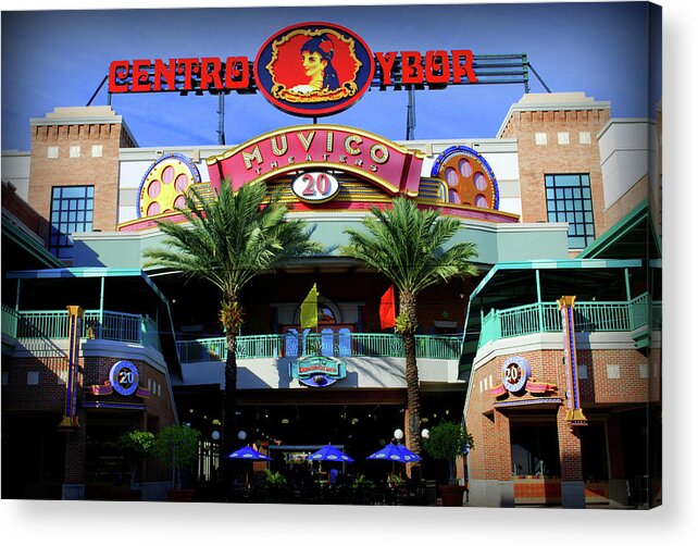 Centro Ybor Acrylic Print featuring the photograph Centro Ybor by Amanda Vouglas