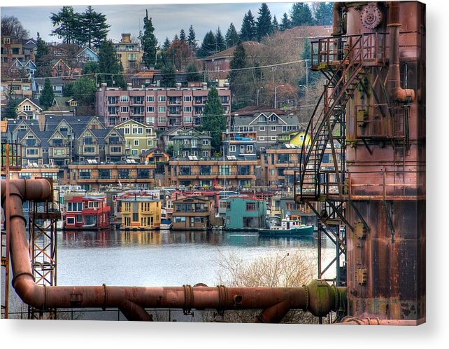 Seattle Acrylic Print featuring the photograph Framed in Seattle by Spencer McDonald