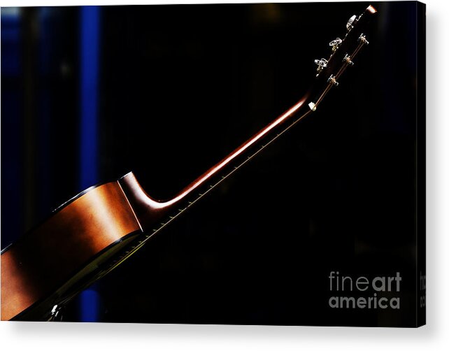 Guitar Acrylic Print featuring the photograph Guitar by Sheila Smart Fine Art Photography