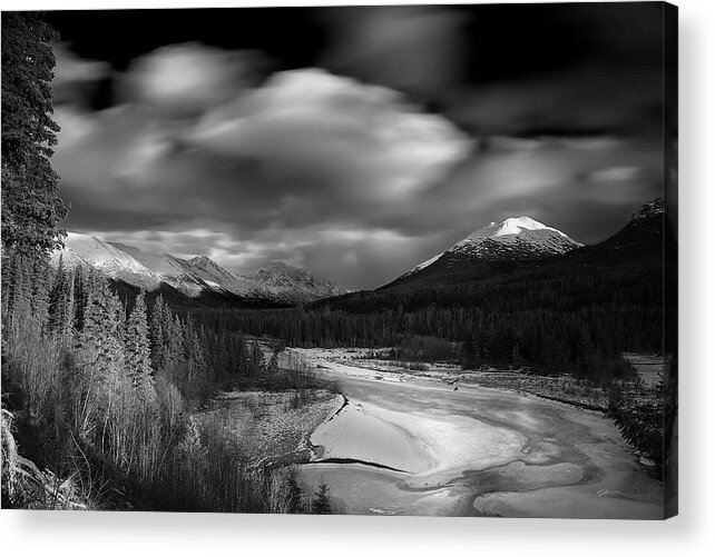 Alaska Acrylic Print featuring the photograph Harp by Ed Boudreau