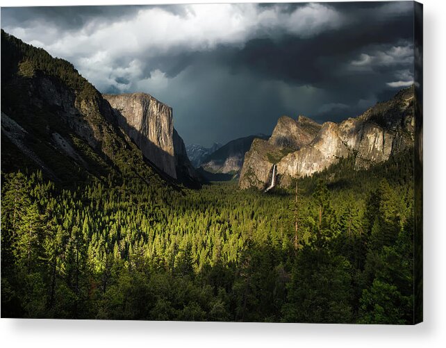 Yosemite Acrylic Print featuring the photograph Majestic Yosemite National Park by Larry Marshall