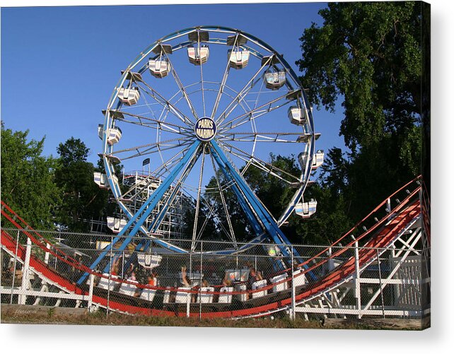 Arnolds Park Acrylic Print featuring the photograph Memories of Summer Fun by Gary Gunderson