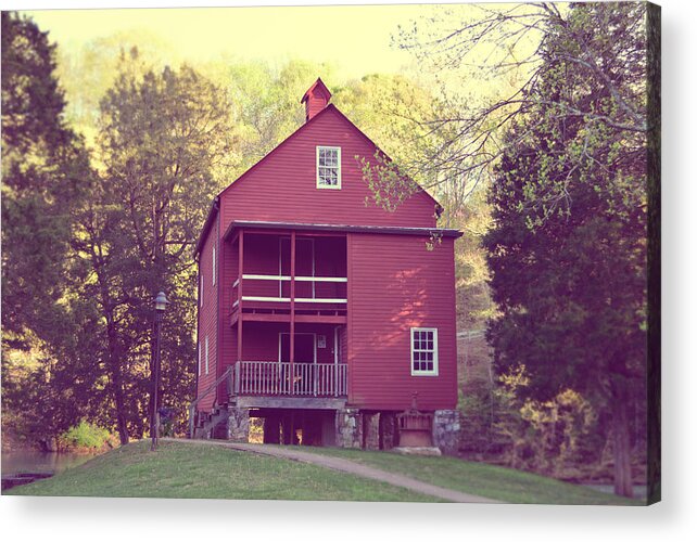 Sargent York Acrylic Print featuring the photograph Alvin York Pall Mall GristMill by Stacie Siemsen
