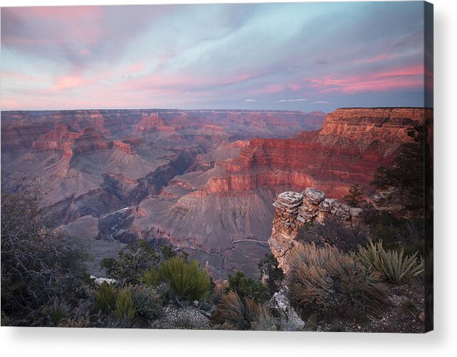 Mike Buchheit Acrylic Print featuring the photograph Pima Point Sunset by Mike Buchheit