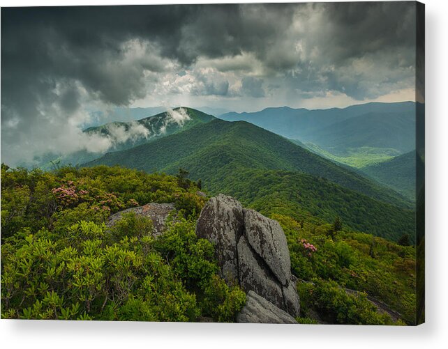 Asheville Acrylic Print featuring the photograph Pinnacle by Joye Ardyn Durham