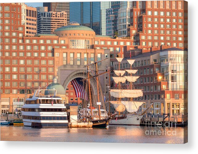 Asta Acrylic Print featuring the photograph Rowes Wharf by Susan Cole Kelly