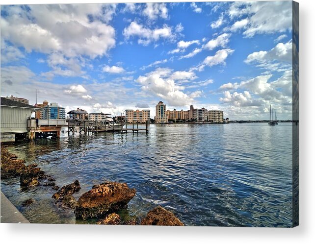 Sarasota Acrylic Print featuring the photograph Sarasota Waterfront by Jonathan Sabin