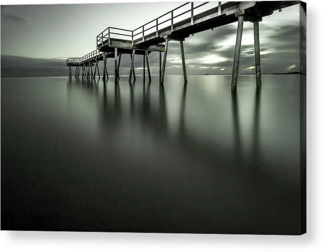 Australia Acrylic Print featuring the photograph Scarness Glass by Michael Lees