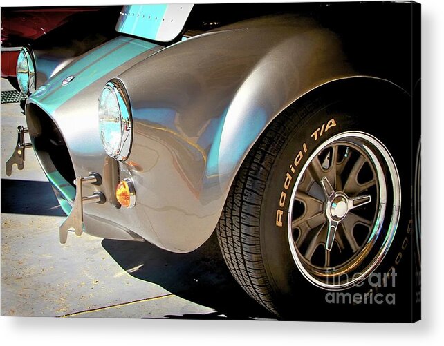 Transportation Acrylic Print featuring the photograph Shelby Cobra Abstract by Gus McCrea