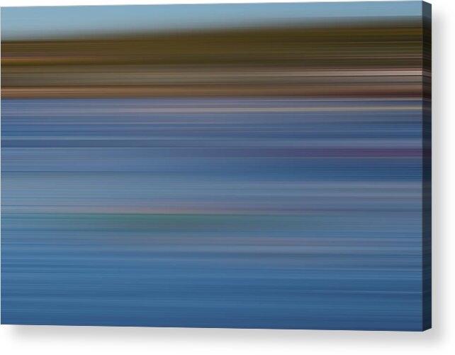 Abstract Acrylic Print featuring the digital art sleeping boats X by Jon Glaser