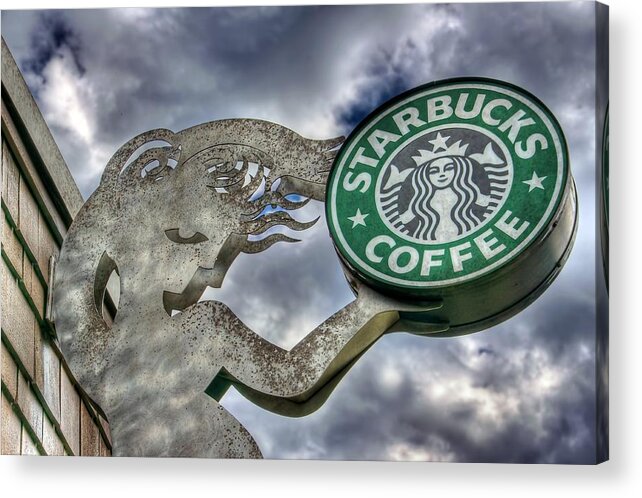 Seattle Acrylic Print featuring the photograph Starbucks Coffee by Spencer McDonald