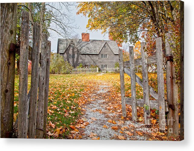 Architecture Acrylic Print featuring the photograph The Whipple House by Susan Cole Kelly