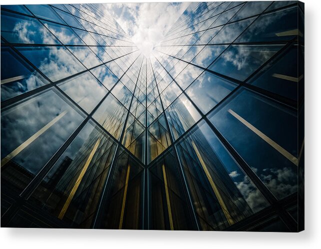 Architecture Acrylic Print featuring the photograph Towards The Clouds by Darko Ivancevic