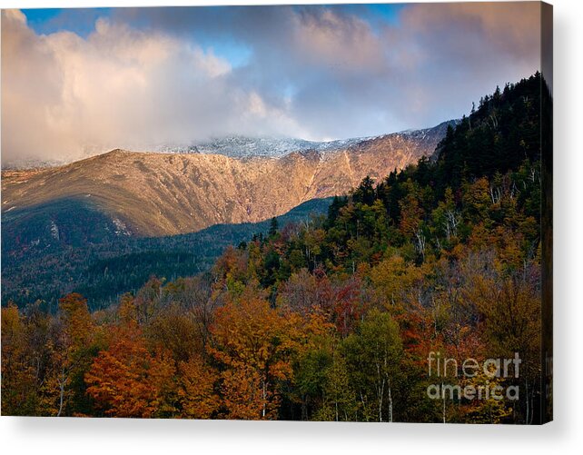 Appalachian Trail Acrylic Print featuring the photograph Tuckermans Ravine in Autumn by Susan Cole Kelly